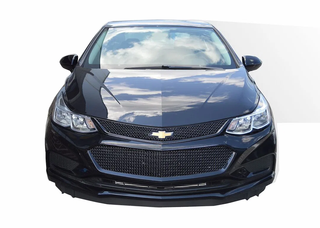 69376GIB – INT TRIM TFP Grille Insert, Overlay 1 Piece Black Gloss ABS Plastic